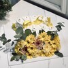Çiçek Buketi Tasarım Pasta (Sarı Çiçek Demeti Pasta)