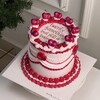 Kiraz Detaylı Vintage Pasta (Lambeth Cake)