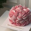 Wafer Paper Cake - Parlak Pembe